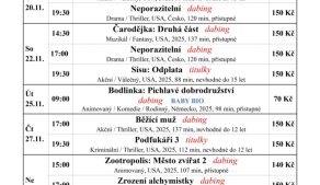 Program kina - 11/2025 - 2